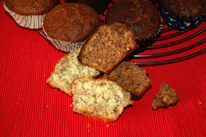 Haselnuss-Nougatcreme-Muffins